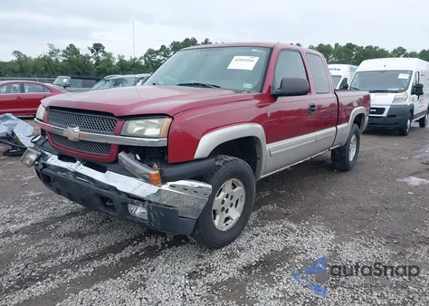 2005 Chevrolet Silverado 1500 Z71 из США, поврежденный, VIN 1GCEK19Z55Z260338